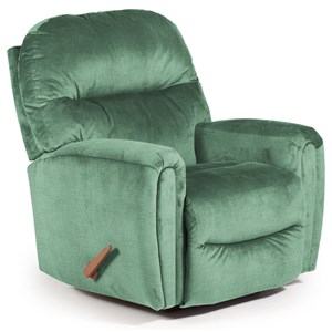 Best Home Furnishings Medium Recliners Pauley Three Way Recliner